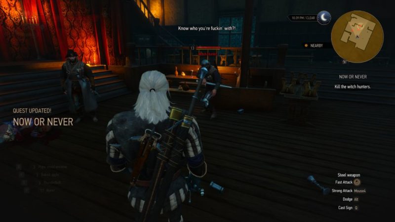 the witcher 3 - now or never walkthrough and guide