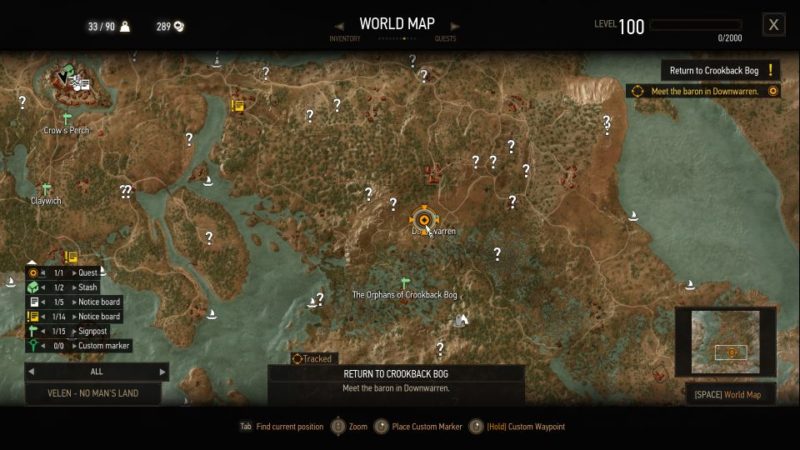 the witcher 3 - return to crookback bog guide