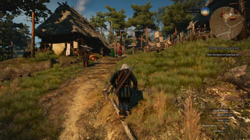 the witcher 3 - return to crookback bog mission guide