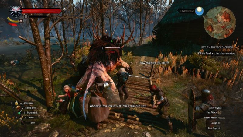 the witcher 3 - return to crookback bog tips