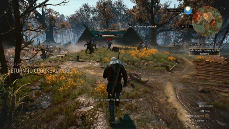 the witcher 3 - return to crookback bog walkthrough