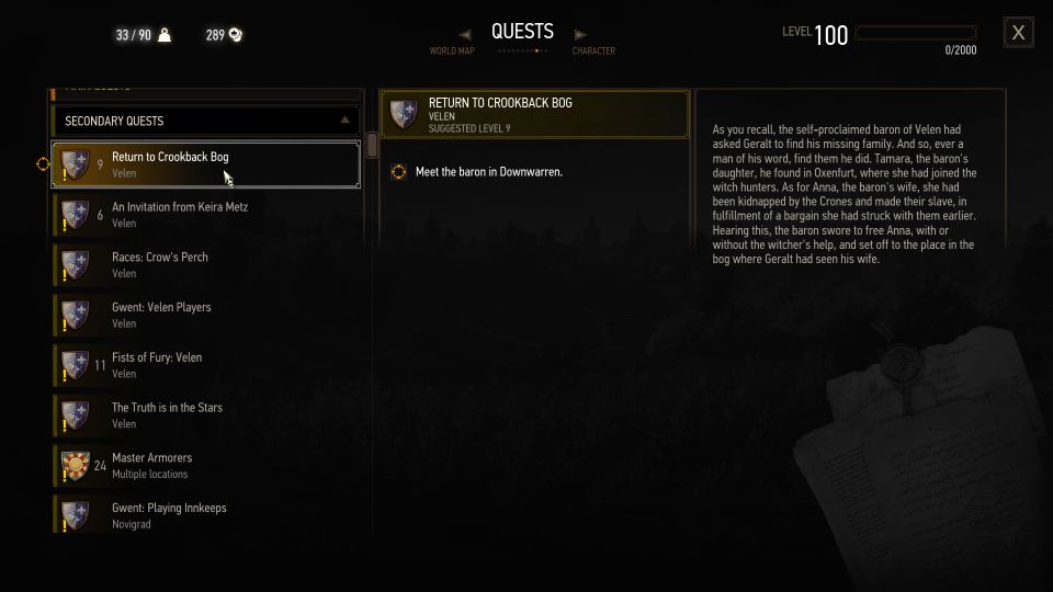 return-to-crookback-bog-the-witcher-3-walkthrough