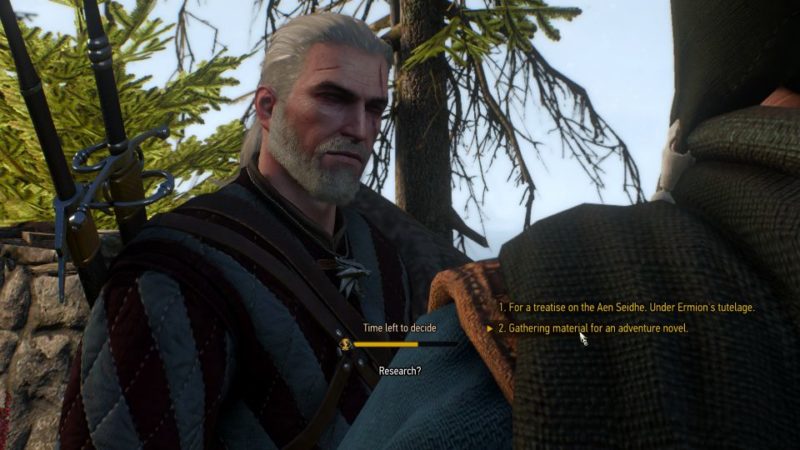 the witcher 3 - sunstone - talk to bard