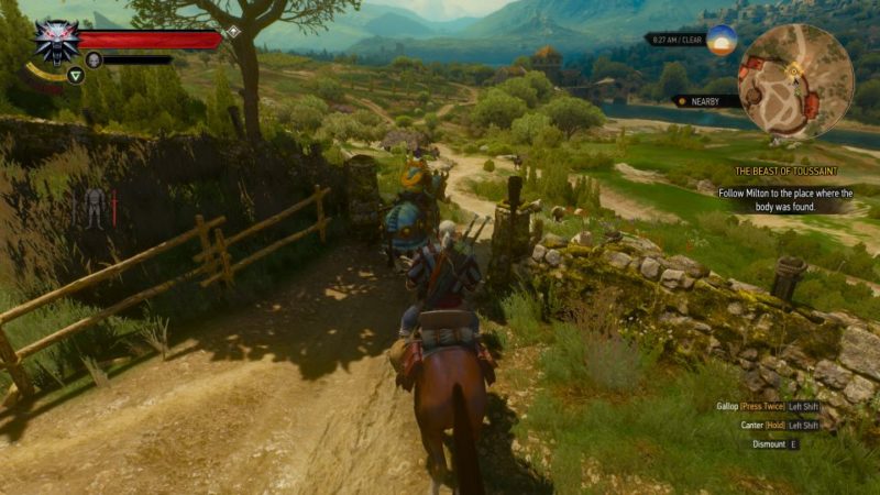 the witcher 3 - the beast of touissant quest