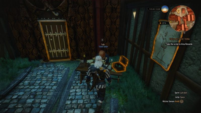 the witcher 3 - the play's the thing quest guide