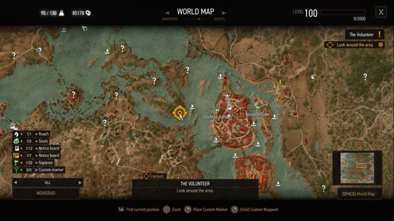 the witcher 3 - the volunteer guide