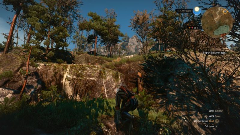 Witcher 3 whispering hillock before ladies of the wood