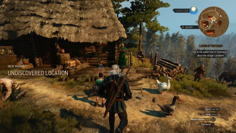 the witcher 3 - the whispering hillock walkthrough