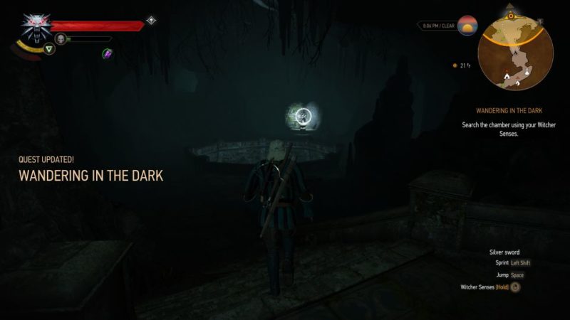 wandering in the dark - the witcher 3 tips