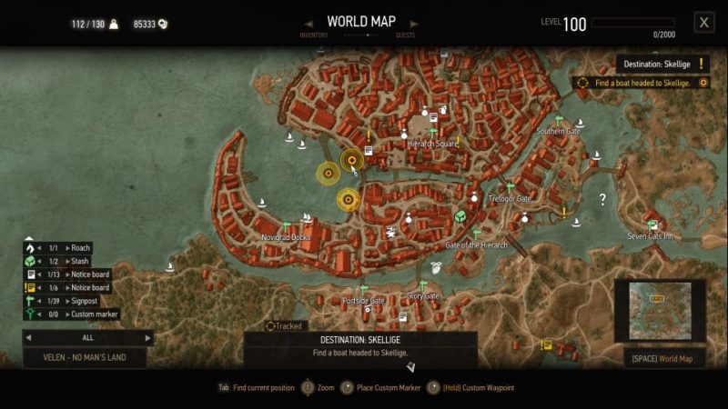 witcher 3 - destination - skellige guide