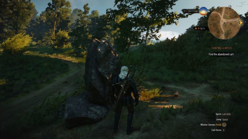 witcher 3 - hunting a witch quest walkthrough