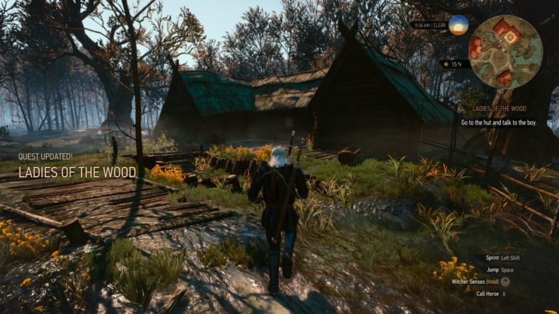 witcher 3 - ladies of the wood walkthrough