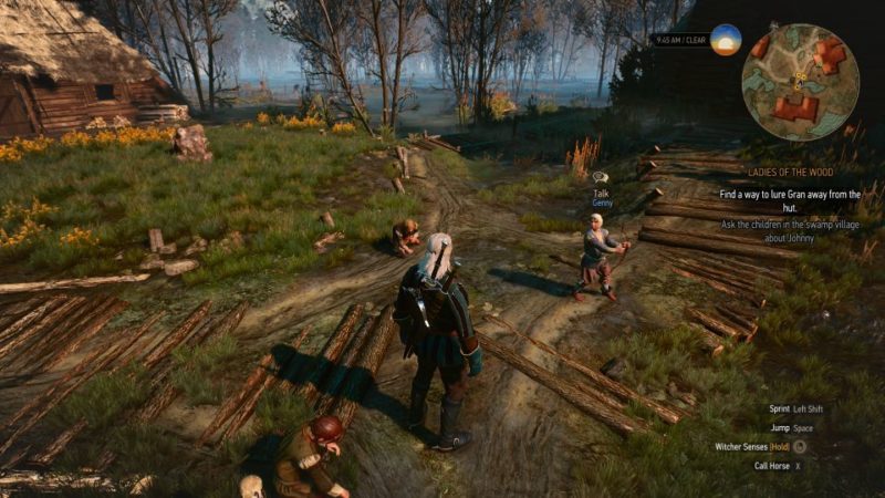 witcher 3 - ladies of the wood walkthrough and guide