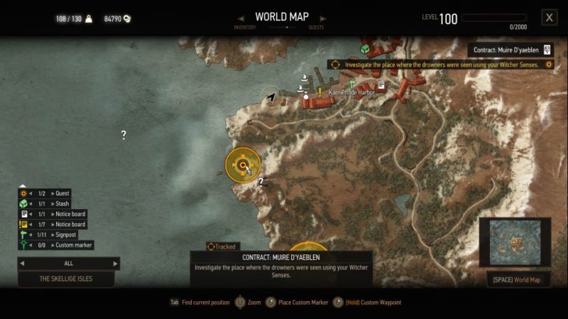 witcher 3 - muire d'yaeblen quest guide