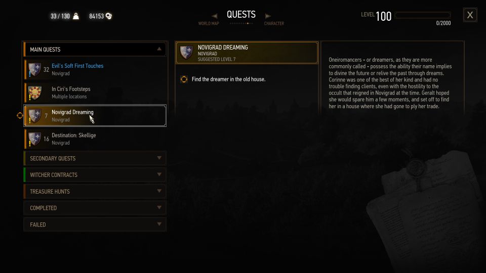 Novigrad Dreaming The Witcher 3 Walkthrough And Guide