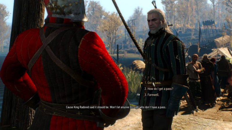 witcher 3 - pyres of novigrad how to get pass to novigrad