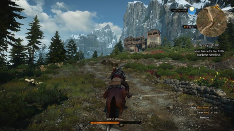 witcher 3 - the family blade tips