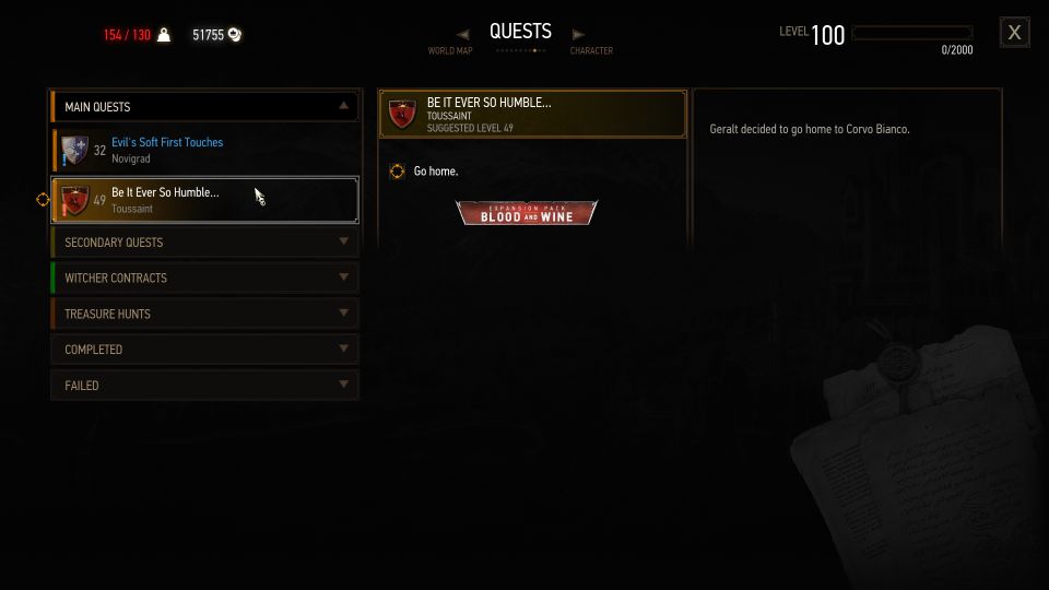 witcher 3 blood and wine how to get ciri ending