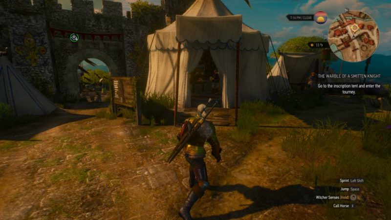 the witcher 3 - the warble of a smitten knight - tell guillaume or not