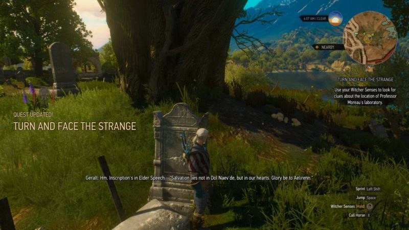 the witcher 3 - turn and face the strange quest guide