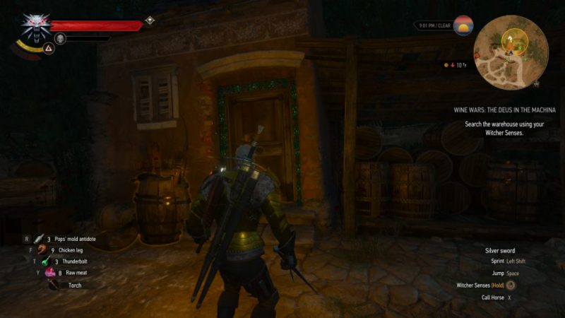 the witcher 3 - wine wars the deus in the machina guide