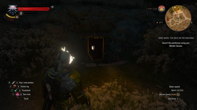 the witcher 3 - wine wars the deus in the machina quest