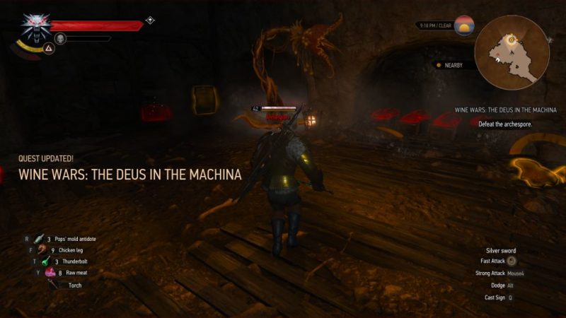 the witcher 3 - wine wars the deus in the machina quest guide