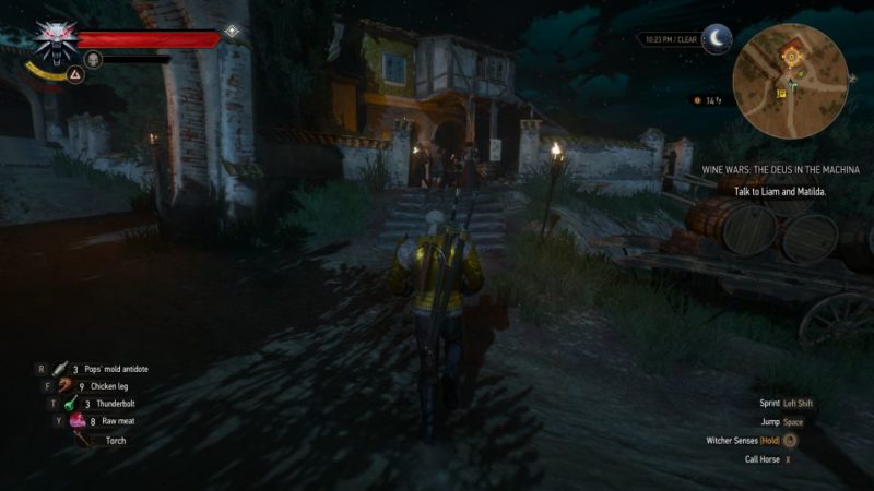 the witcher 3 - wine wars the deus in the machina tips