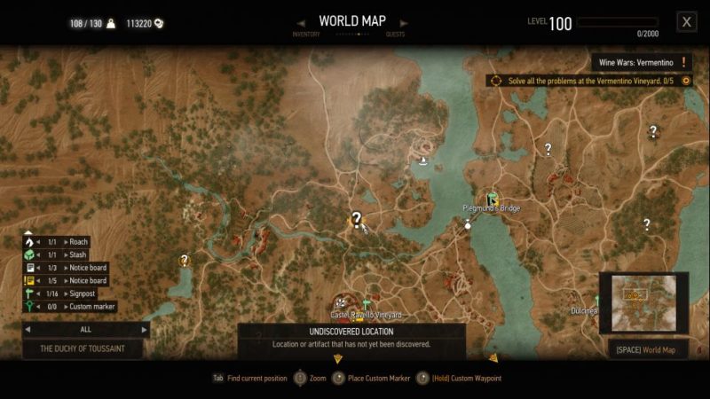 witcher 3 - wine wars vermentino