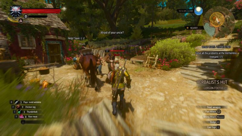 witcher 3 - wine wars vermentino quest