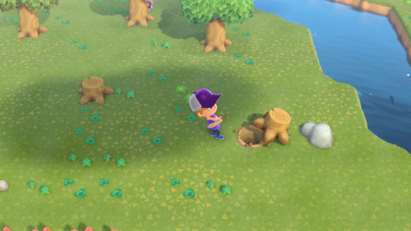 How To Get Rid Of Tree Stumps - Animal Crossing New Horizons