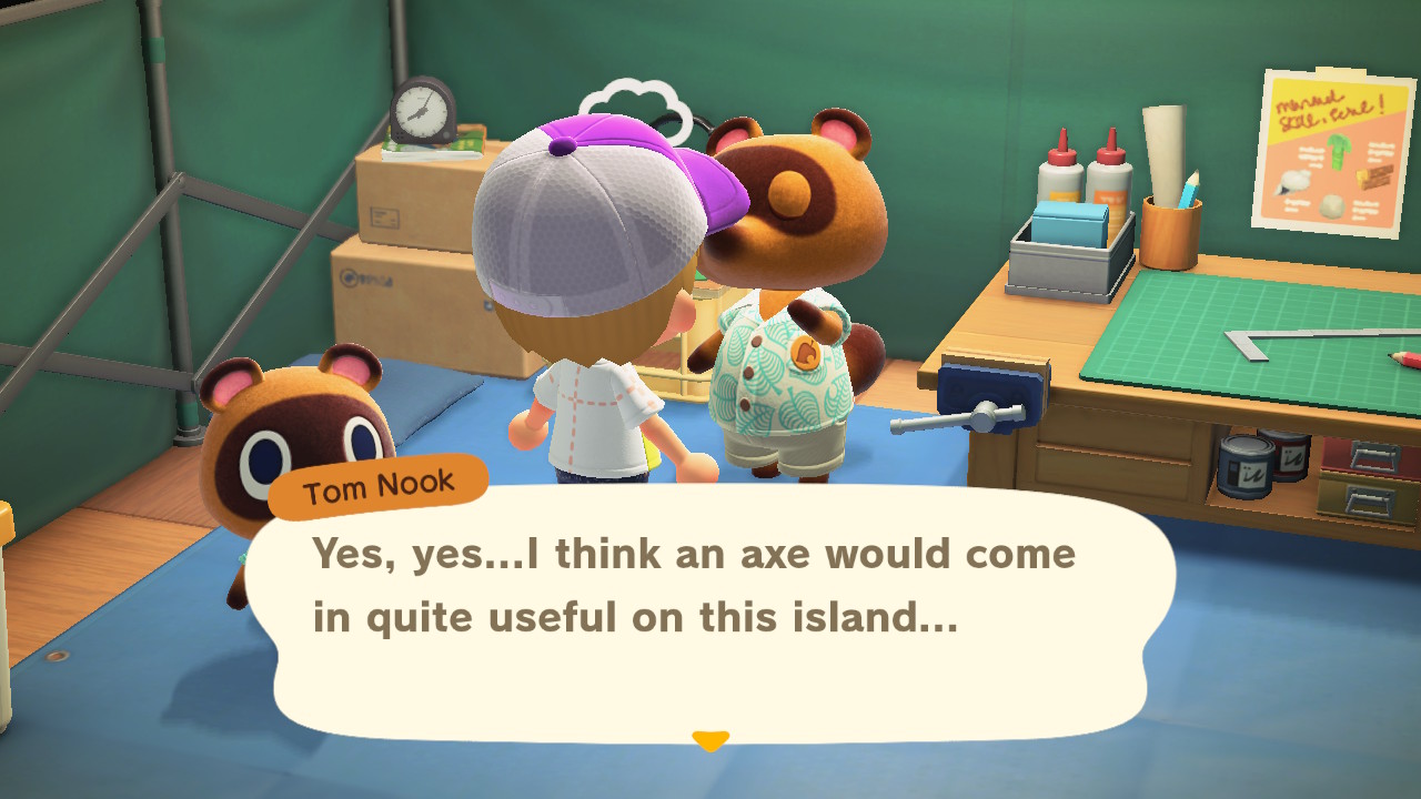How To Get The Axe Recipe Animal Crossing New Horizons