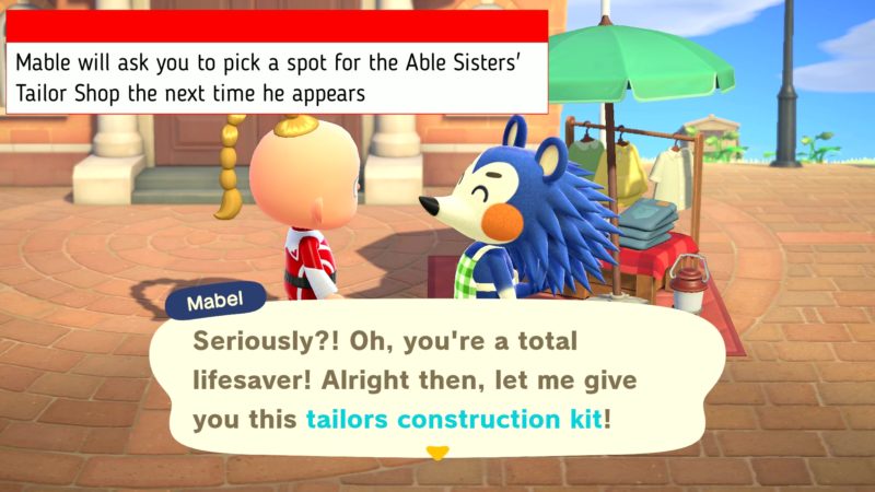 build tailor shop - animal crossing new horizons