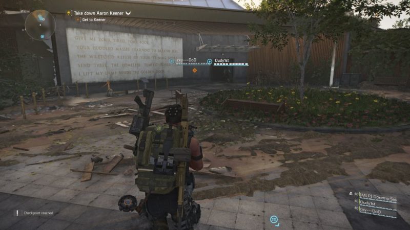 division 2 - kill aaron keener mission guide