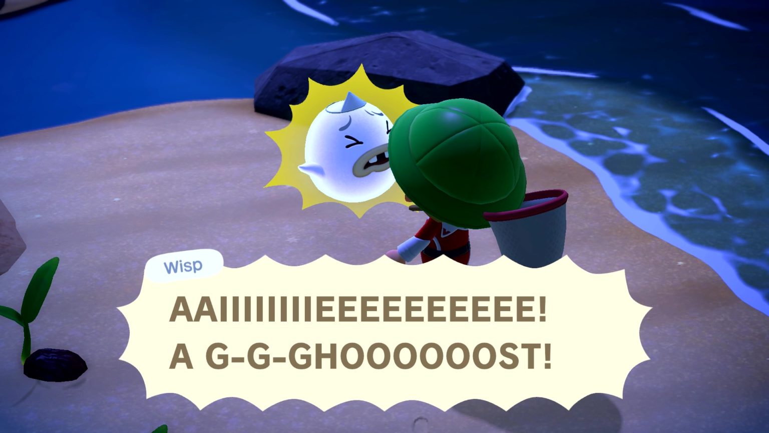 Helping Wisp (Find Spirit Pieces) Animal Crossing New Horizons