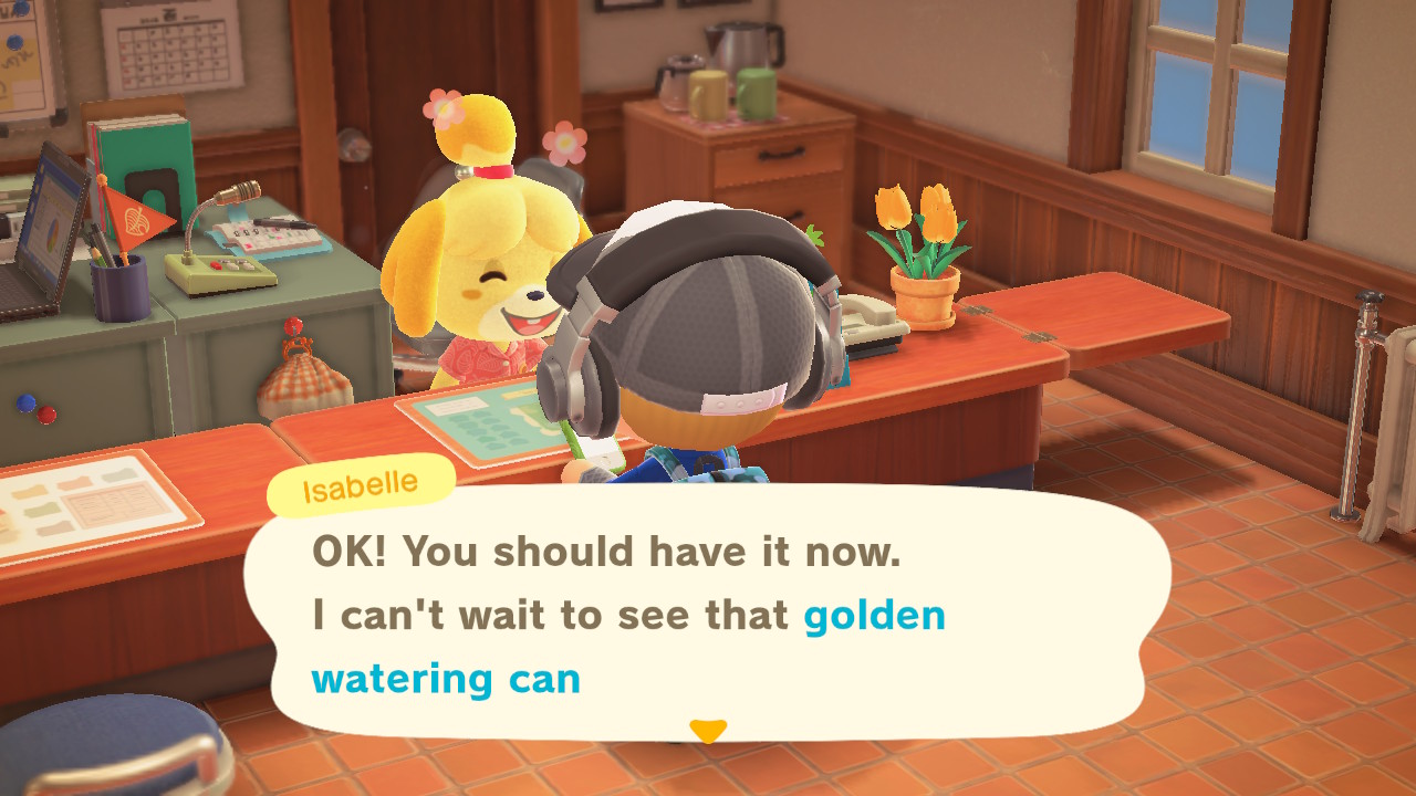 How To Get The Golden Watering Can Recipe ACNH