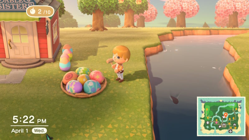 animal crossing new horizons bunny day eggs guide