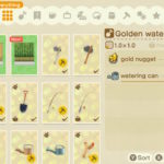 animal crossing new horizons - how to get golden watering can recipe