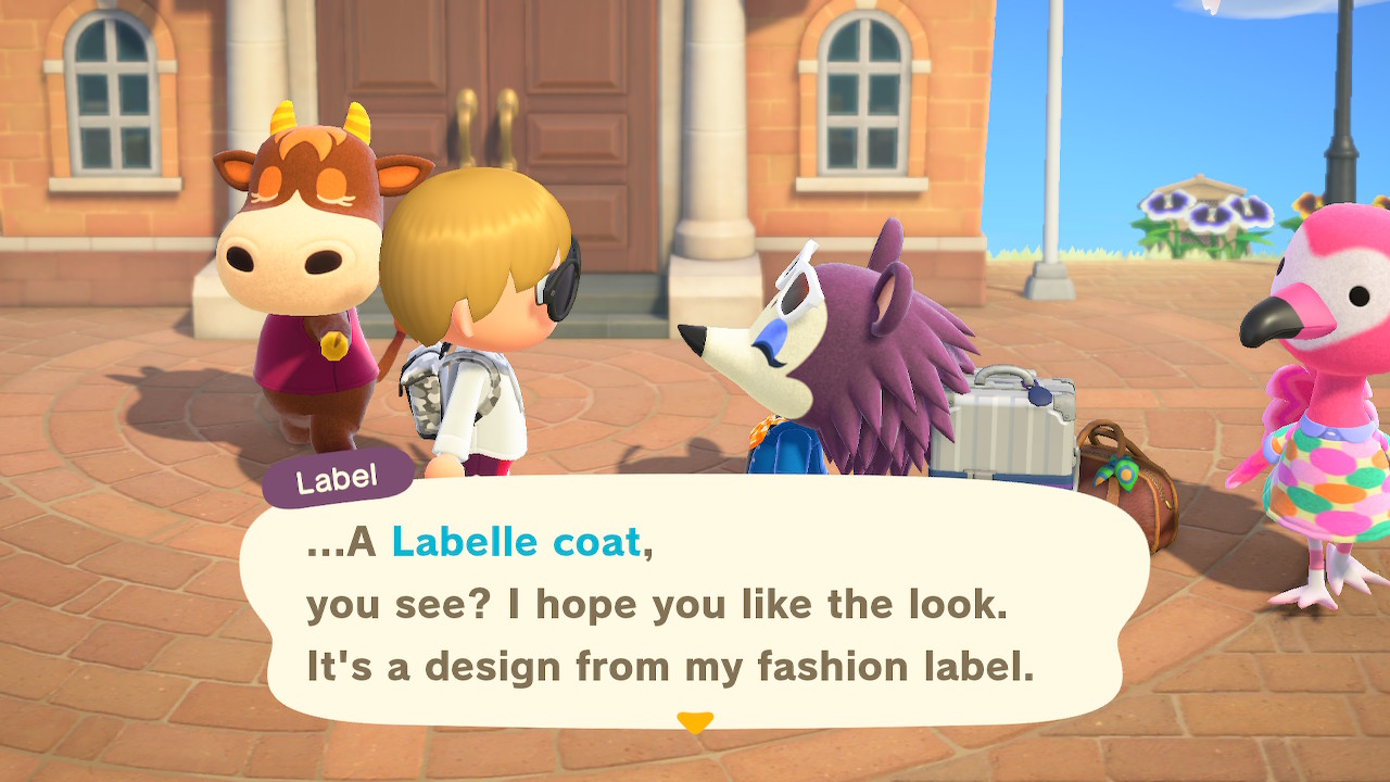 Label Fashion Theme Animal Crossing New Horizons (ACNH)