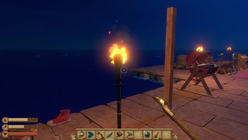 raft - how to brighten the raft during nighttime