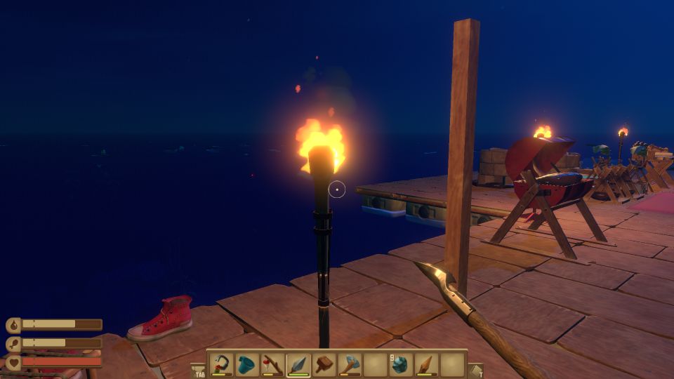 How To Add Light To Your Raft At Night Time Raft Game