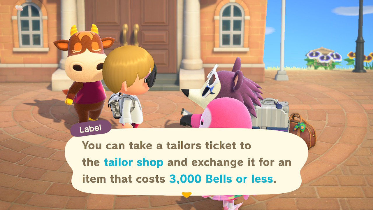 Label Fashion Theme Animal Crossing New Horizons (ACNH)