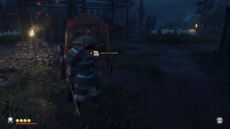 ghost of tsushima - burn down logging base tips and guide