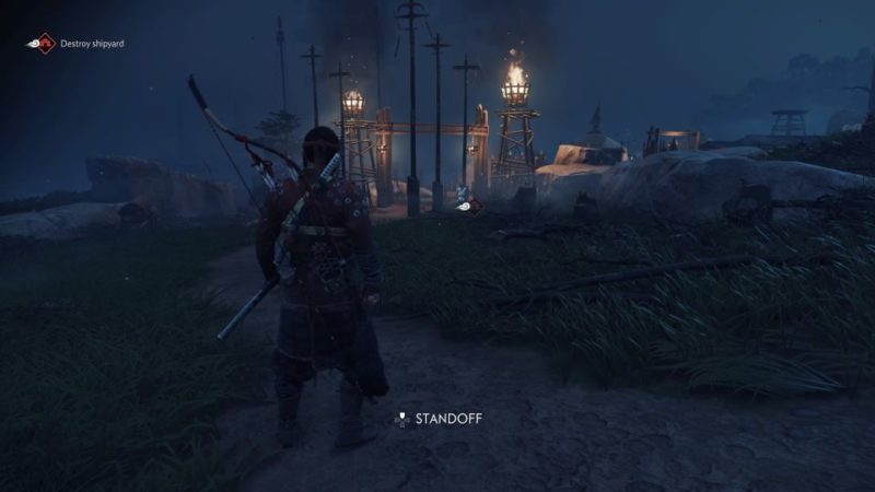 ghost of tsushima - destroy shipyard guide