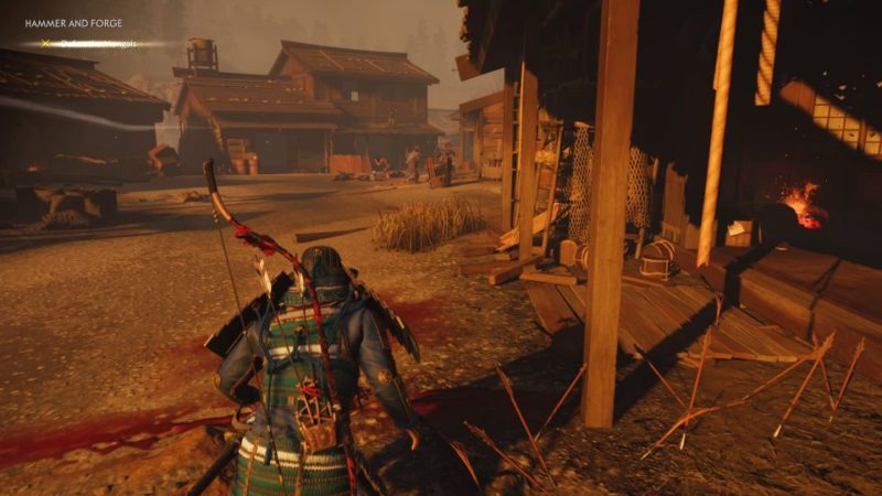 ghost of tsushima - hammer and forge quest