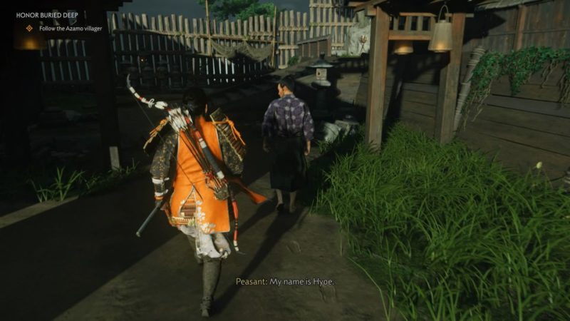 ghost of tsushima - honor buried deep quest