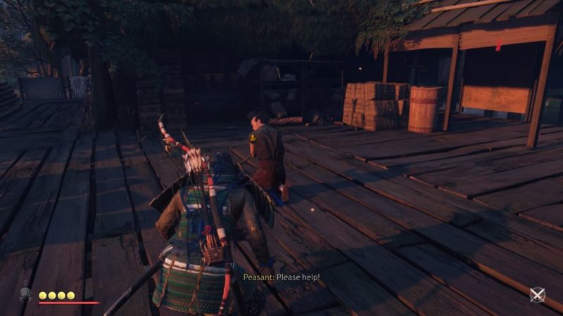 ghost of tsushima - iijima farmstead walkthrough