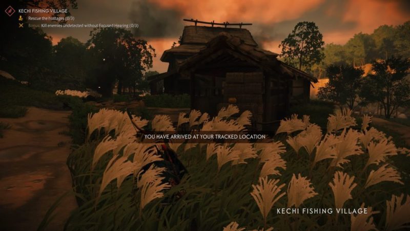 ghost of tsushima - kechi fishing village guide