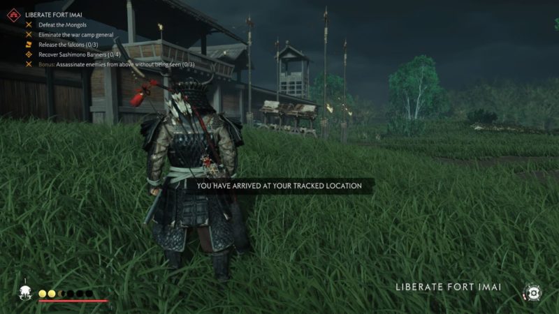 ghost of tsushima - liberate fort imai guide