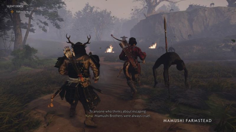 ghost of tsushima - silent death quest